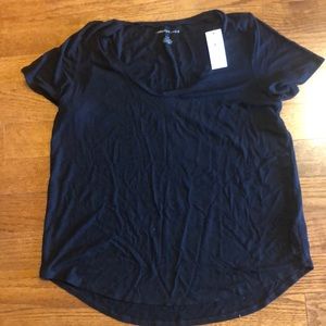 NWT American Eagle black basic t shirt size L